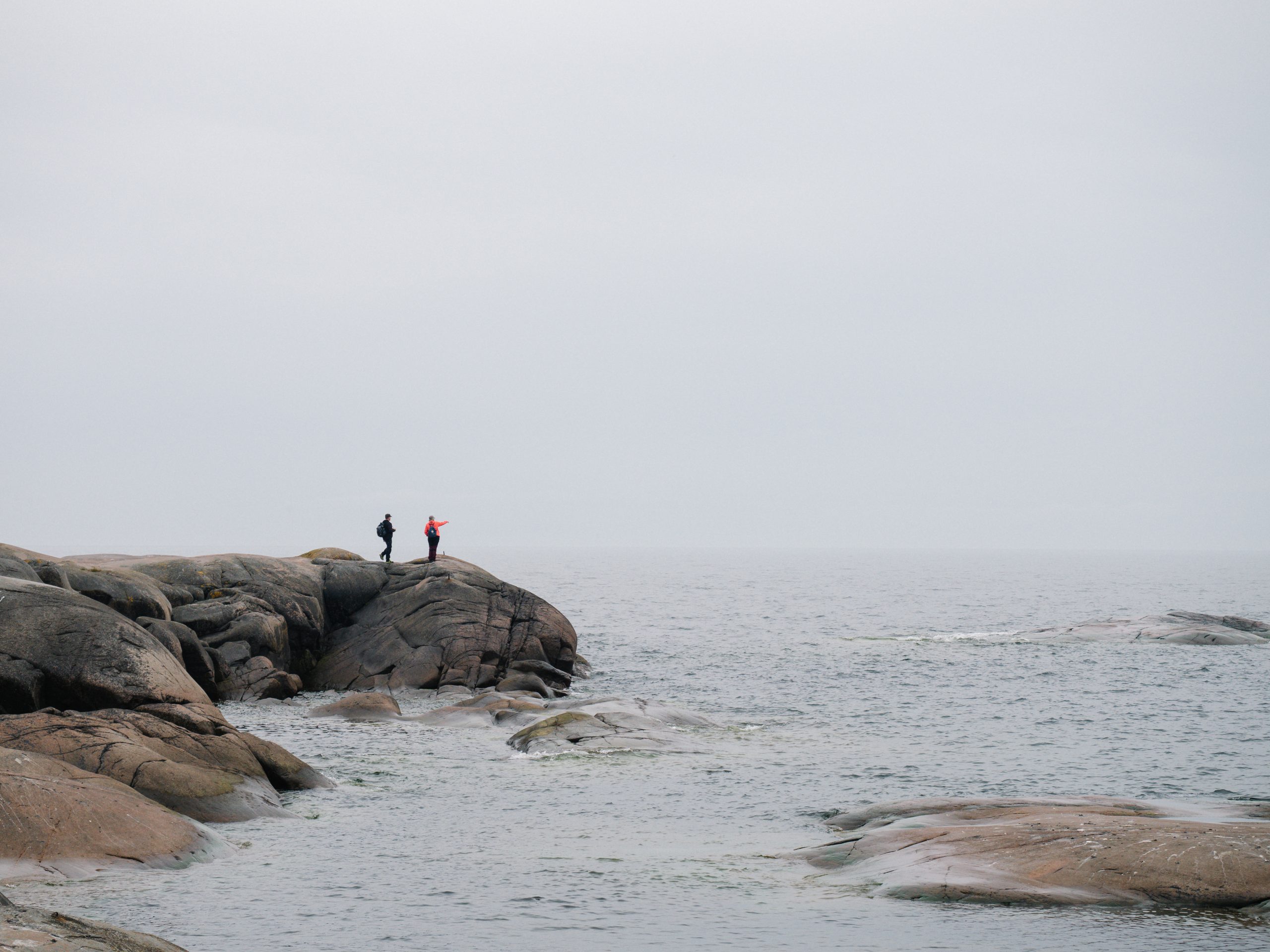 Fog, Rocks and a Lighthouse